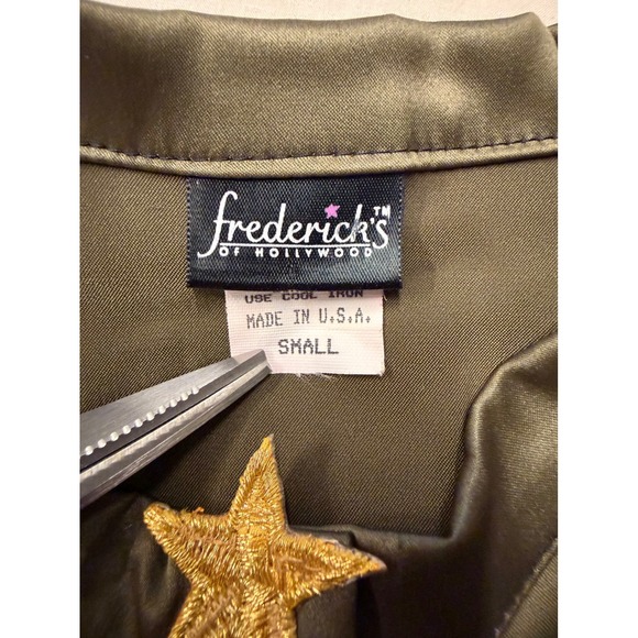 Frederick's of Hollywood Army Girl Costume Set Olive Green Small Sexy‎ - Picture 7 of 8